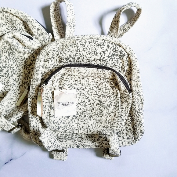 NWT Handmade Boho Backpack in Dark Grey - Picture 5 of 13